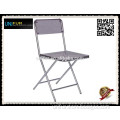 Comfortable side transparent folding chair with acrylic backrest